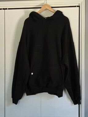 Drmers Club Men's Black Pullover Hoodie - Oversized Comfort